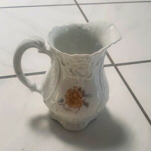 Vintage hungarian porcelain flower cute Waterpitcher